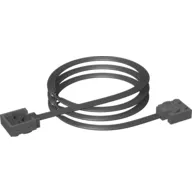 Wire with Brick 2 x 2 x 2/3 with 1 x 2 Studs and Power Functions and 9V Connectors, 50cm, One Light Bluish Gray End