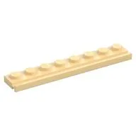 Plate Special 1 x 8 with Door Rail