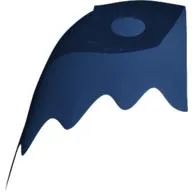 Neckwear Cape, Scalloped 5 Points [Traditional Starched Fabric]