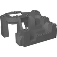 Duplo Baseplate Raised 14 x 16 x 8 with Rock Mountain Zoo Habitat