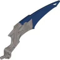 Large Figure Wing, Makuta Marbled Pearl Light Gray Pattern