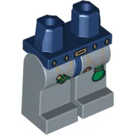 Hips and Sand Blue Legs with Good Wizard Print