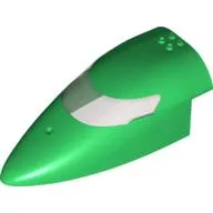 Aircraft Fuselage Curved Forward 8 x 16 x 5 with Trans-Brown Glass