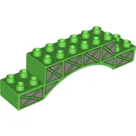 Duplo Brick 2 x 10 x 2 Arch with Girder Print