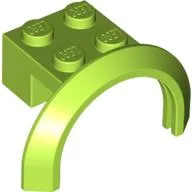 Wheel Arch, Mudguard 4 x 2 1/2 x 2 with 2 x 2 Plate