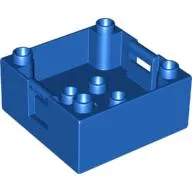 Duplo Container Box 4 x 4 with Studs on Corners