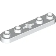 Technic Plate 1 x 5 with Smooth Ends, 4 Studs and Centre Axle Hole