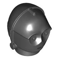 Minifig Head Special, Protocol Droid (C-3PO) [Plain]