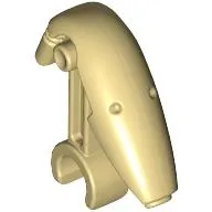 Minifig Head Special with Clip, Mechanical (Battle Droid) [Plain]