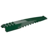 Brick Wedged, Curved 16 x 4 Triple with Inner Ridges