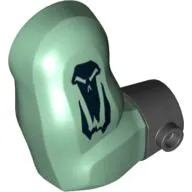 Arm, Bigfig, Right with Black Wristband and Skull Print