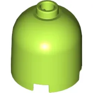 Brick Round 2 x 2 x 1 2/3 Dome Top, Blocked Open Stud