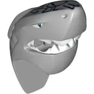 Minifig Head Special, Shark with Fin and Dark Blue Print