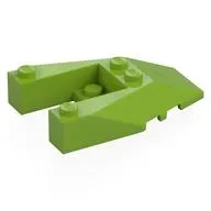 Brick Wedged, Sloped 6 x 4 Cutout, Stud Notches