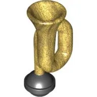 Musical Instrument Horn with Black Bulb Print