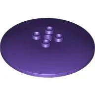 Dish 6 x 6 Inverted (Radar) with Hollow Studs