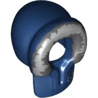 Hood Fur-lined with Blue and Gray Fur and Jedi Order Insignia Print