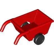 Duplo Wheelbarrow with Thick Black Wheels