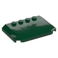 Brick Wedged, Curved Triple 4 x 6 x 2/3 with 4 Studs