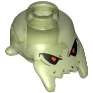 Minifig Head Special with Jagged Bottom Edge and Eyes Print (Brick Daddy)