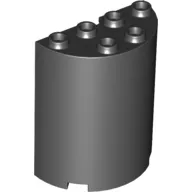Cylinder Half 2 x 4 x 4