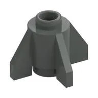 Brick Round 1 x 1 with Fins, Open Stud