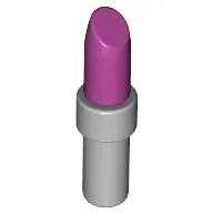 Lipstick with Light Bluish Gray Handle