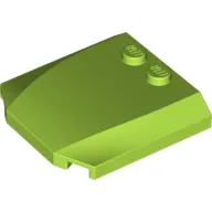 Slope Curved 4 x 4 x 2/3 Triple Curved with 2 Studs