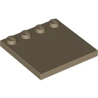 Plate Special 4 x 4 with Studs on One Edge [Plain]