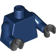 Torso, Dark Blue Arms, Black Hands [Plain]