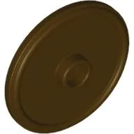 Shield Round with Stud and Raised Rim [Plain]