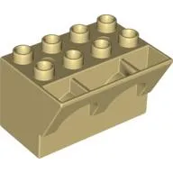 Duplo Brick 4 x 3 x 3 Wry Inverted