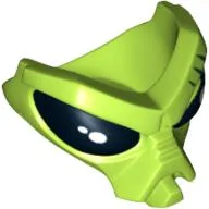 Headwear Accessory Mask / Face, Alien with Black Eyes Print (Alien Conquest Commander)