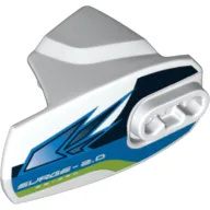 Large Figure Limb Cover, Size 5, Armor with Ball Joint Socket with 'SURGE 2.0' Print