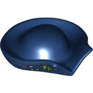 Hat Pirate Circular with Fold in Brim and Marine Growth Print