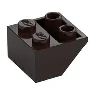 Brick Sloped Inverted 45° 2 x 2 [Ovoid Bottom Pin, Bar-sized Stud Holes]
