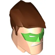 Large Figure Head Green Lantern Print