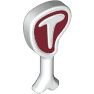 Food Steak on Bone with Red Meat Print