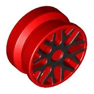 Wheel 11 x 6 with 8 'Y' Spokes and Black Outline