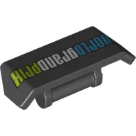 Spoiler 2 x 4 with Handle and 'WORLD GRAND PRIX' Upside-Down Print