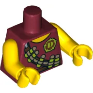 Torso Tank Top, Tranquilizer Bandolier, Belt and 'D' Print, Yellow Arms and Hands