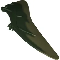Animal Body Part, Dinosaur, Pteranodon Wing, Left with Marbled Olive Green Pattern