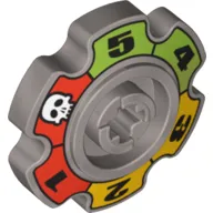 Technic Tread Sprocket Wheel Small with Glatorian Game Print