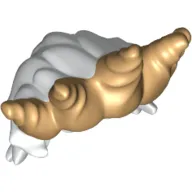 Hair and Tiara, Ocean King with Gold Spiked Crown Print