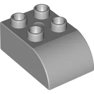 Duplo Brick 2 x 3 with Curved Top