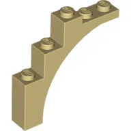 Brick Arch 1 x 5 x 4 [Irregular Bow, Raised Underside Cross Supports]