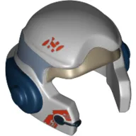 Helmet Rebel with Check Protectors with A-wing Pilot Print