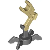 Leg Mechanical with Dark Bluish Gray Foot Print