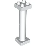 Duplo Support Column 2 x 2 x 6 Round with Open Latticed Back