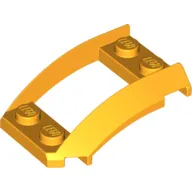 Wheel Arch, Curved Wedge 4 x 3 with 2 x 2 Opening and 4 Studs